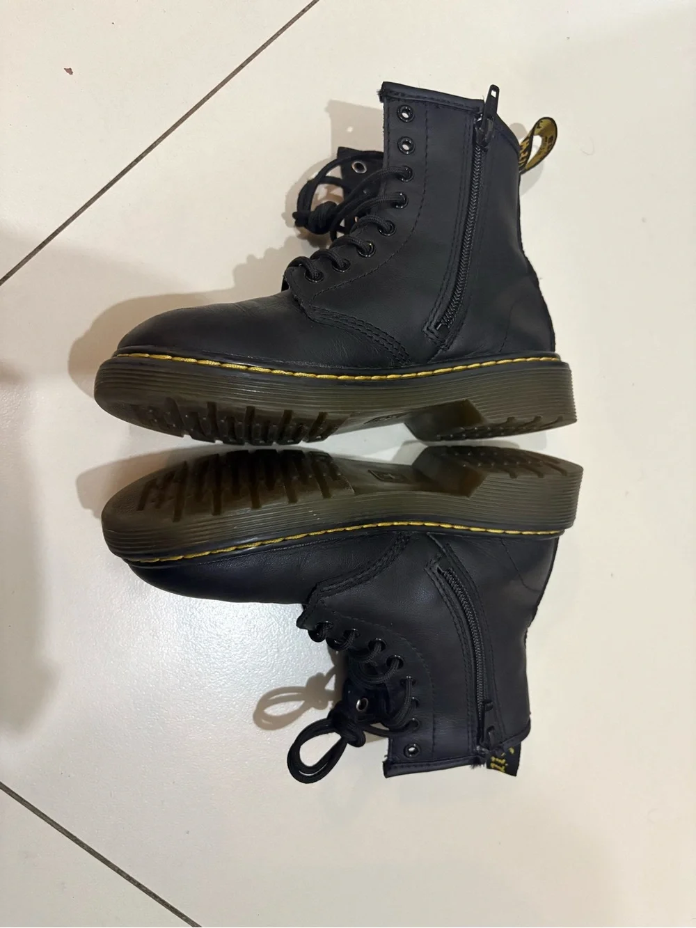 Dr. Martens Youth 1460 Softy T Leather Lace-Up Boots